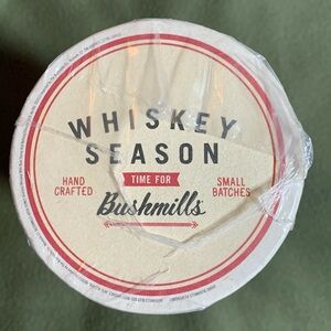 NIP Bushmills Whiskey Season round cardboard coasters.  3 1/2”.  125 count.
